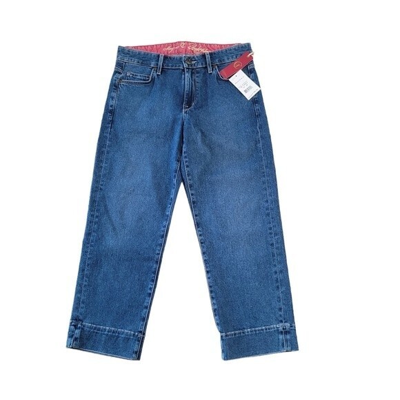 NWT CJ by Cookie Johnson Mercy Crop Jeans Straight Leg‎ - Picture 1 of 8